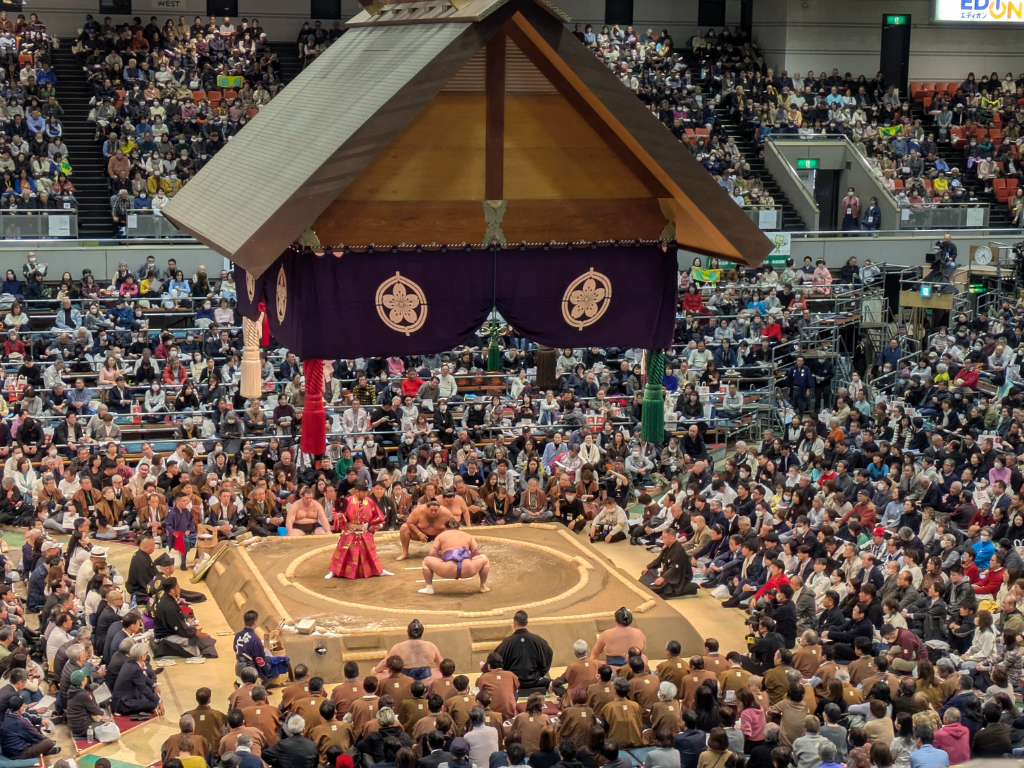 during a sumo tournament 2